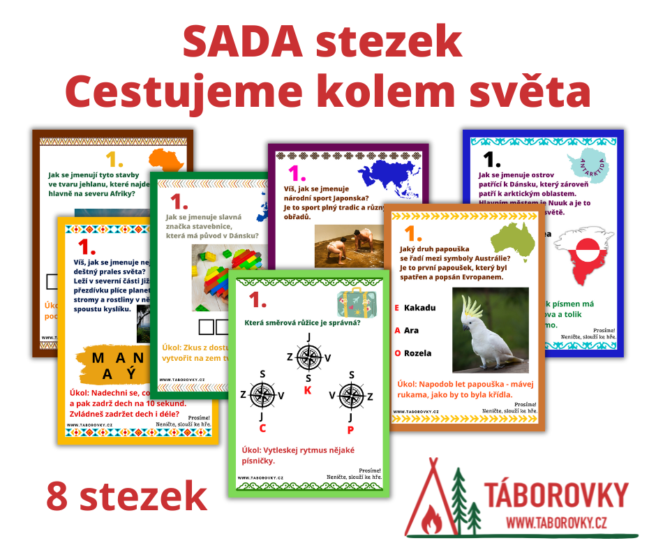 Aktivity stezky pro děti cestujeme kolem světa
